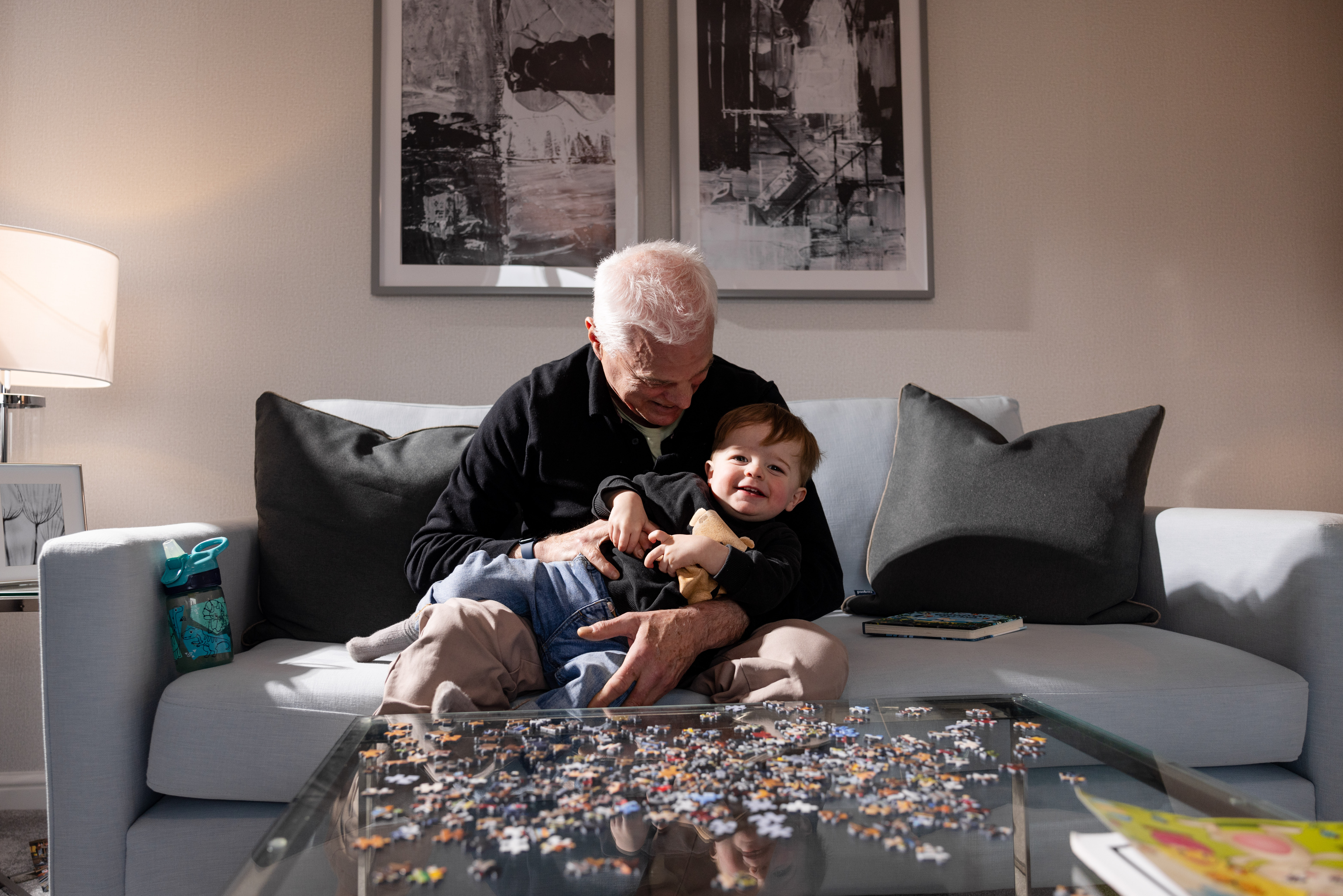 Child with grandparent